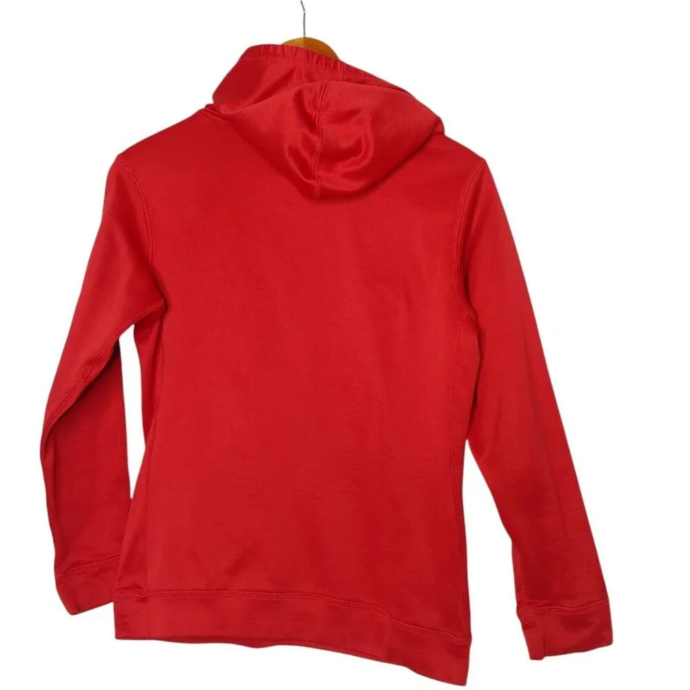 Ohio State Buckeyes Women's S Sweatshirt Hooded Red J2Sport Polyester Pullover - Picture 3 of 6